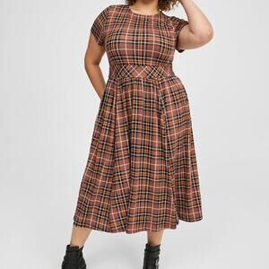 TORRID Women's Midi Light Weight Studio Ponte Dress - Size 12 - NWT